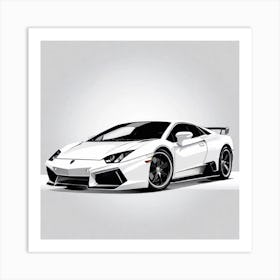 Lamborghini 5 Art Print