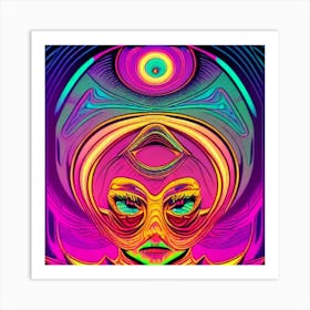 Psychedelic Art 1 Art Print