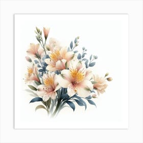 Alstroemeria 5 Art Print