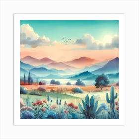 Landscape 7 Art Print