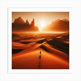 Desert Landscape 5 Art Print