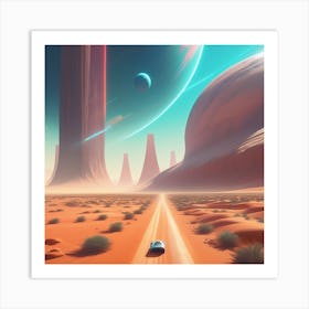 Desert Landscape 83 Art Print