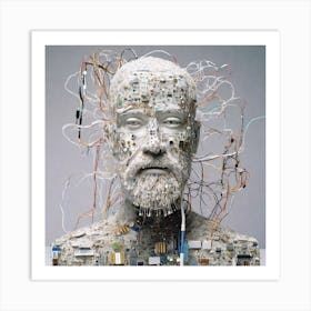 Wired Man Art Print