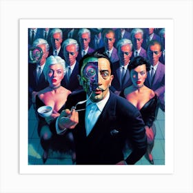 Man In A Suit 5 Art Print