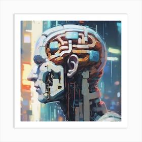 Futuristic Art 2 Art Print