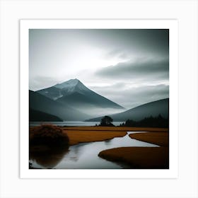 Mountain Land 2 Art Print