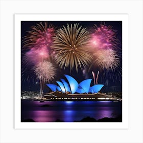 AUSSIE NEW YEAR Art Print