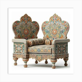 Carved Armchair Art Print