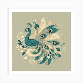 Peacock 2 Art Print