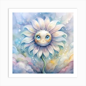 Happy Flower Art Print