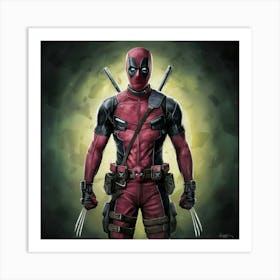 Deadpool Wolverine Illustration Painting Fashion 3n0spez7tdcq Ny8lc6bmw Yvsfhvsntb6k9dz5nm 1ng Art Print