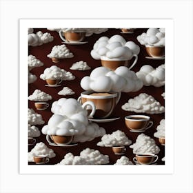 Coffee And Clouds 1 Art Print