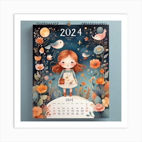 2024 Calendar Art Print