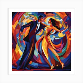 Latin Dancers 2 Art Print