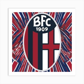 Bologna FC 1909 Logo Wall Art 12 Art Print