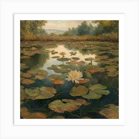 Water Lilies 1 Art Print