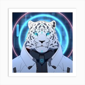 White Tiger 3 Art Print