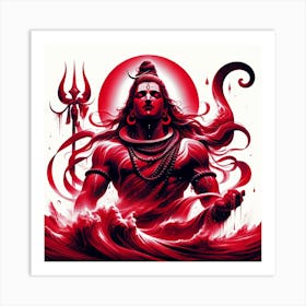 Lord Shiva 30 Art Print