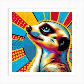 Meerkat 3 Art Print