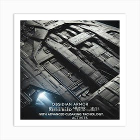 Obsidian Dreadnought Reinforced Armor Hull 1024 Art Print