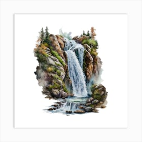 Waterfall 2 Art Print