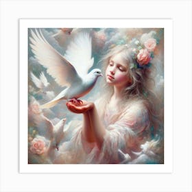 Dove Of Peace 2 Art Print