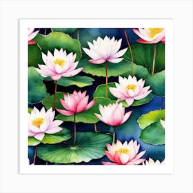 Water Lilies 8 Art Print