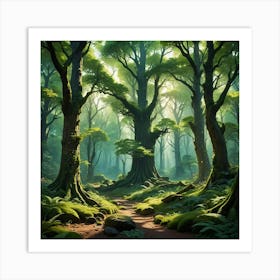 Forest 11 Art Print