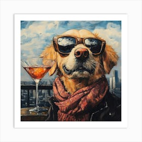 Whimsical Dogs 52 Art Print