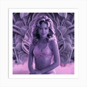 Girl In A Bikini Art Print