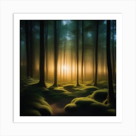 Mystical Forest Retreat 28 Art Print