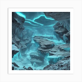 Ice Cave 1 Art Print