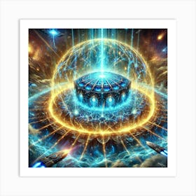 A Vivid And Dynamic Depiction Of The Astral Bastio Art Print