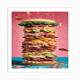 Mcdonald'S Burger Art Print
