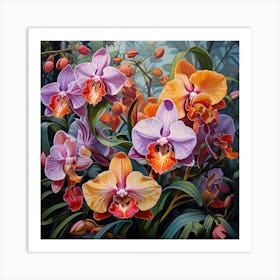 Orchids 3 Art Print