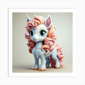 Little Unicorn 1 Art Print