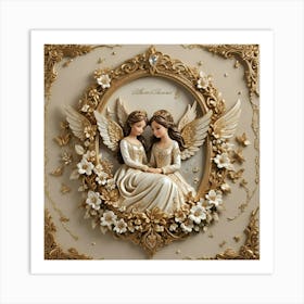 Angels Art Print