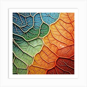 Cell Structure Of Leaf Art Print