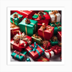 Christmas Presents Art Print