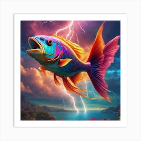 Lightning Fish Art Print