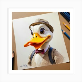 Donald Duck 8 Art Print