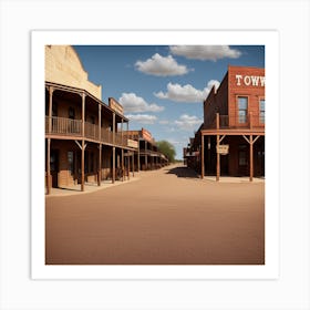 Old West Town 7 Art Print