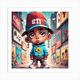 Street Illustration Art Print