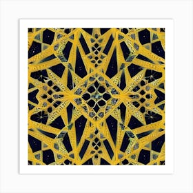 Abstract Fractal Pattern 2 Art Print