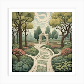 Garden Path 7 Art Print