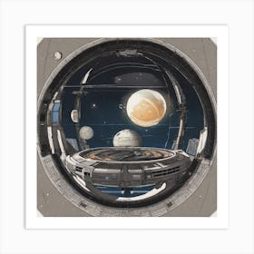 Space Station 48 Art Print