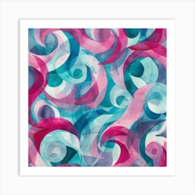Swirls 1 Art Print