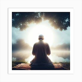 Muslim Man Praying 1 Art Print