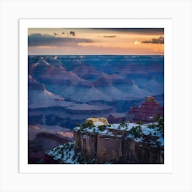 Grand Canyon At Sunset 1 Art Print