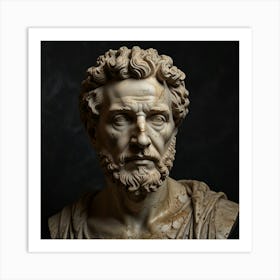 Bust Of Aristotle Art Print